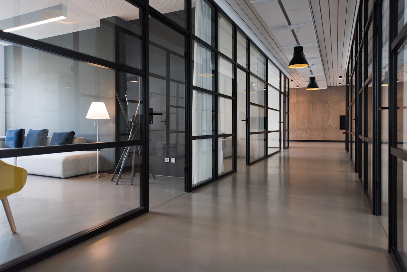 Clean, bright commercial office